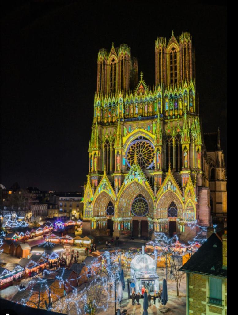 L'Ange Dore Reims Bagian luar foto